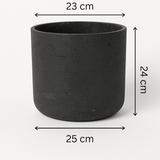 2x Charlie Black Washed Ø:25 L