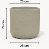 4x Charlie Grey Washed Ø:25 L