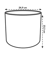 Elho Übertopf b.for soft rund Ø 25 cm – finestgreen
