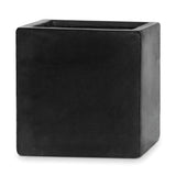 Übertopf Mini Block Schwarz aus Fiberstone – freigestellt