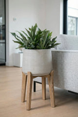 Patt Grey Washed Feet High Finestgreen