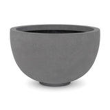 Pflanzschale Peter Grau aus robustem Fiberstone – freigestellt