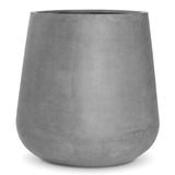 Pflanzkübel Pax Grau aus robustem Fiberstone Größe XL – freigestellt