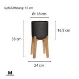 Charlie Black Washed Feet High