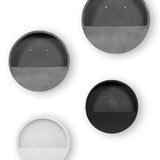 Hanging Wally 4er Set Grau / Schwarz / Matt Weiß Finestgreen