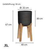 Charlie Black Washed Feet High