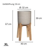 Charlie Grey Washed Feet High