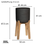 Charlie Black Washed Feet High