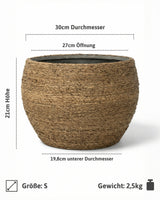 Abby Straw Gras Größe S [v=S|ø30|ö24|h21]