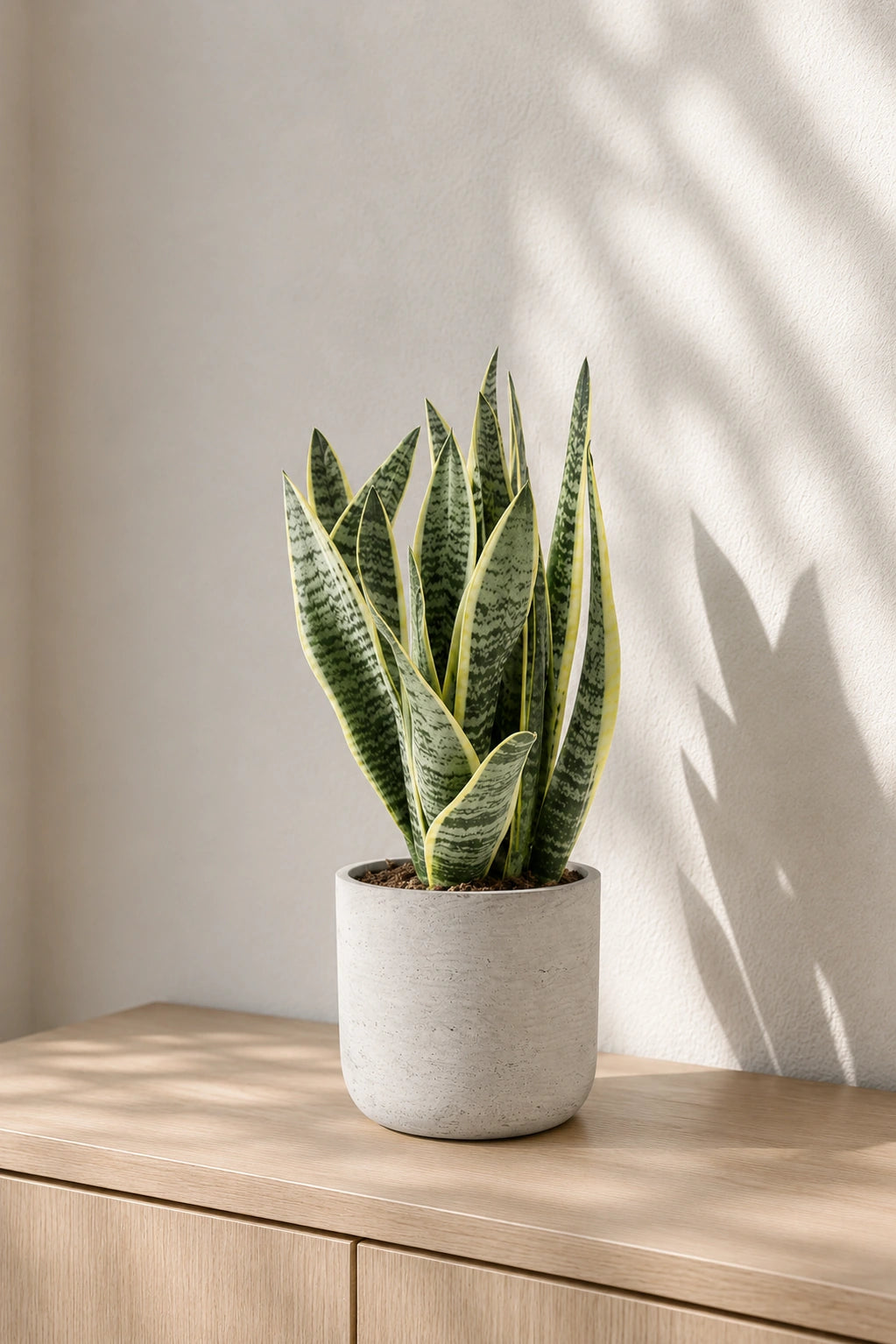 Bogenhanf - Sansevieria laurentii Ø:12 H:35 cm - Pflanzen sicher zu dir  nach Hause