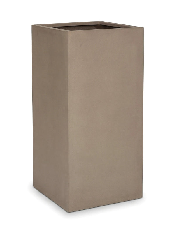 Pflanzsäule Bouvy Taupe aus Fiberstone