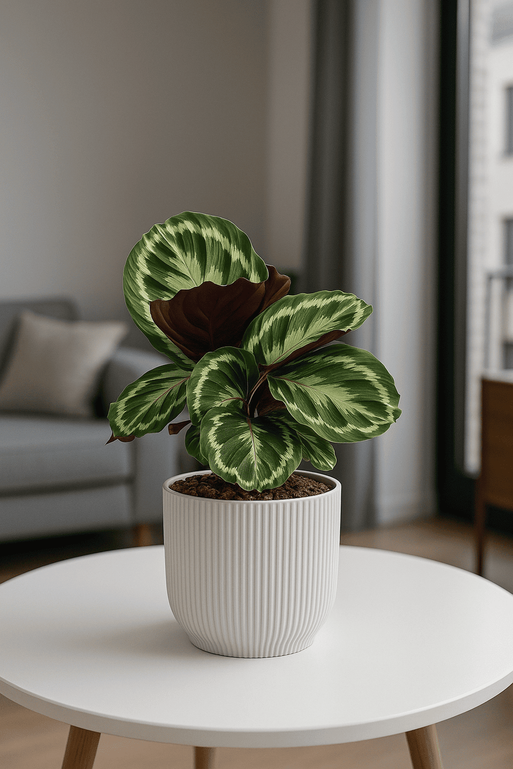 korbmarante - calathea 'medallion' Korbmarante kaufen - Calathea Medallion Zimmerpflanze Ø:14 H:40 cm