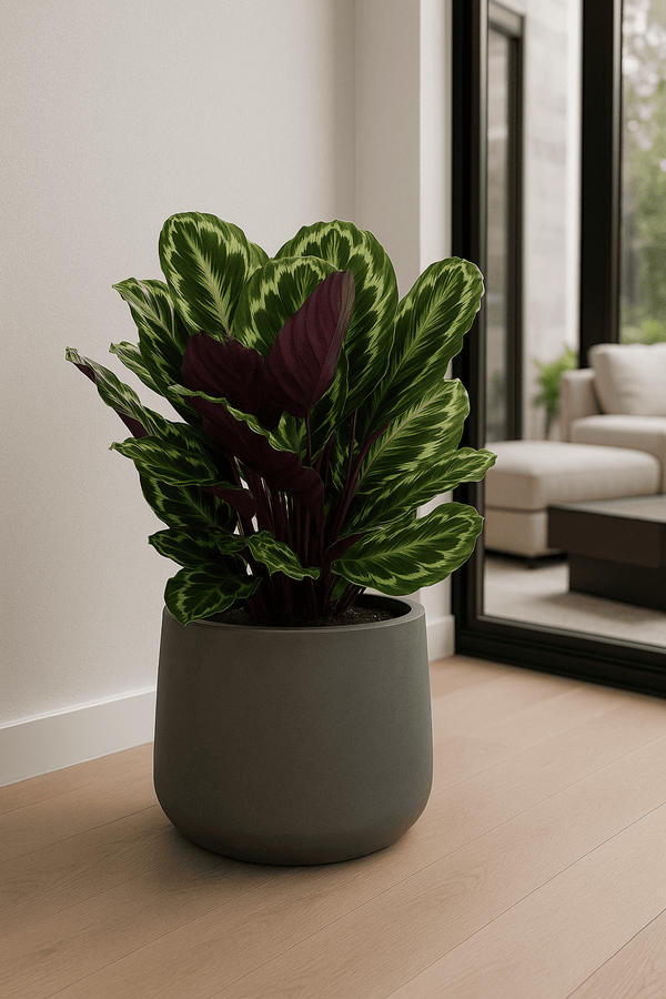 Calathea Medallion - Korbmarante Ø:27 H:80 cm