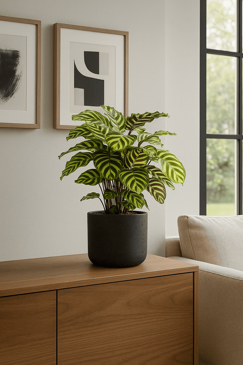 Calathea makoyana H:65cm - Pflanzen sicher zu dir nach Hause