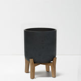 Charlie Black Washed Feet Low