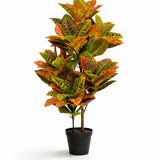 Codiaeum Wunderstrauch Künstlich H: 118cm Finestgreen 
