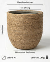 Cody Straw Gras Größe M [v=M|ø27|ö24|h26]