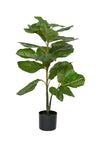 Ficus Lyrata Geigenfeige Künstlich H: 100cm