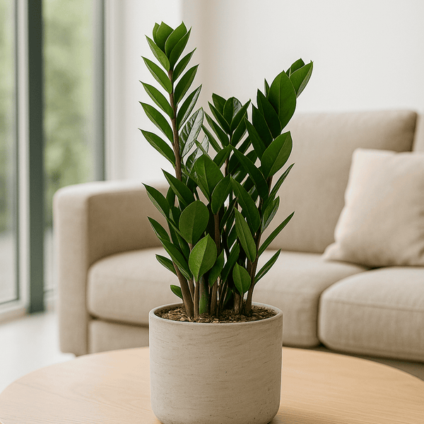 Glücksfeder - Zamioculcas Ø:14 H:50 cm - Pflanzen sicher zu dir nach Hause 