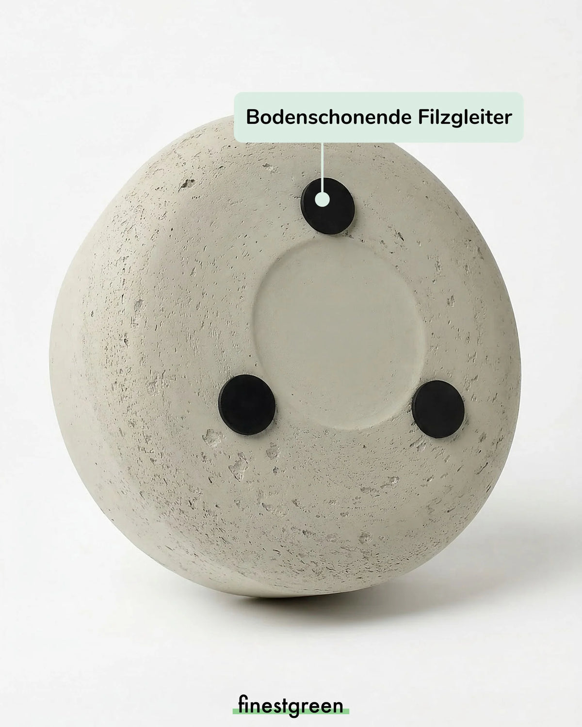 pflanzschale für elefantenfuß Pflanzschale aus Fiberclay in Beton-Optik – Eileen Grey Washed