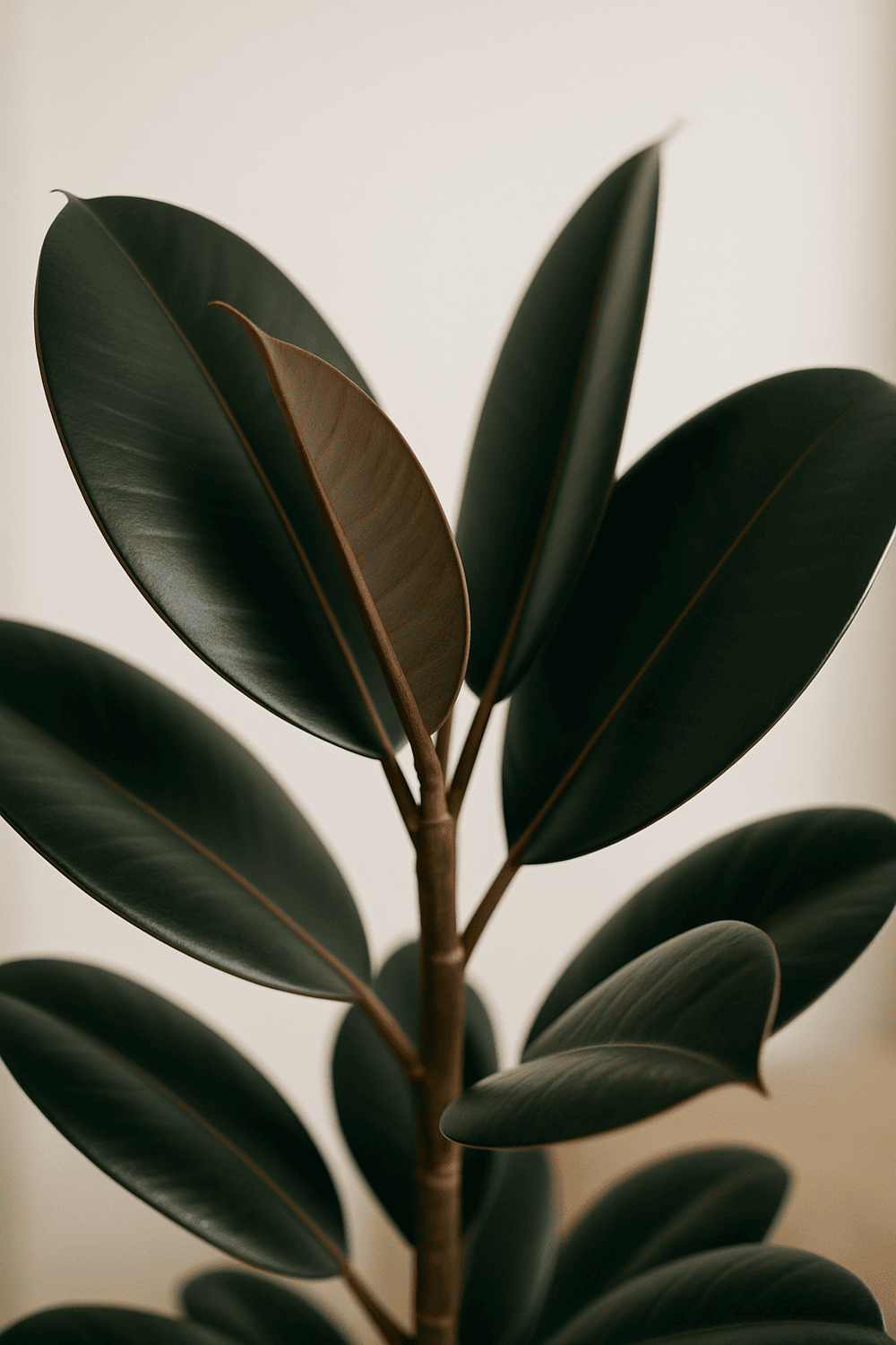 Gummibaum kaufen - Ficus Elastica Abidjan Zimmerpflanze Ø:27 H:110 cm