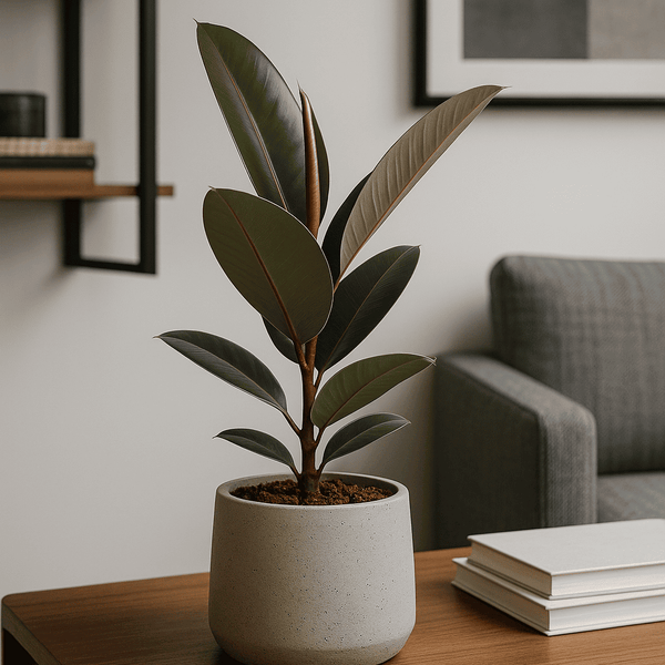 Gummibaum kaufen - Ficus elastica Tineke Zimmerpflanze Ø:12 H:35 cm