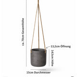 Hanging Charlie Schwarz Größe S [v=S|ø15|ö12.8|h14.5]