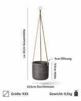 Hanging Charlie Schwarz Größe XXS [v=XXS|ø10.6|ö8.7|h10]