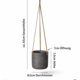 Hanging Charlie Schwarz Größe XXXS [v=XXXS|ø8.5|ö7|h7.5]