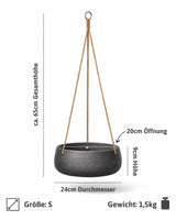 Hanging Eileen Schwarz Größe S [v=S|ø24|ö20|h9]