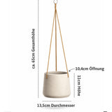 Hanging Patt Grau Größe S [v=S|ø13.5|ö10.4|h11]