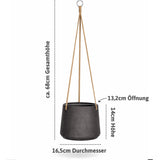 Hanging Patt Set Schwarz (2er-Set) Finestgreen 