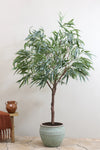 Ficus Alii Baum Kunstpflanze L 180cm