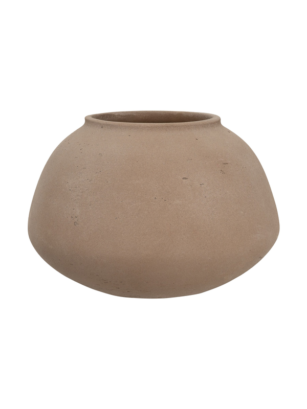Vase Imara Terrakotta, wasserdicht aus glasfaserverstärktem Ton