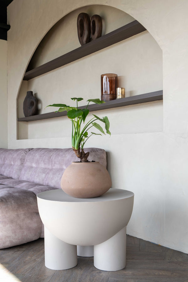 Vase Imara Terrakotta, wasserdicht aus glasfaserverstärktem Ton