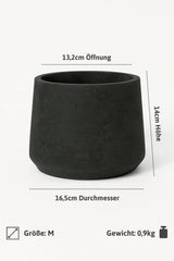 Patt Black Washed Größe M [v=M|ø16.5|ö13.2|h14]