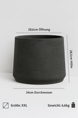 Patt Black Washed Größe XXL [v=XXL|ø34|ö28.6|h28.5]