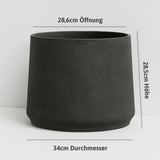 Patt Black Washed Größe XXL [v=XXL|ø34|ö28.6|h28.5]