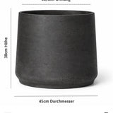 Patt Black Washed Größe XXXL [v=XXXL|ø45|ö38.4|h38]