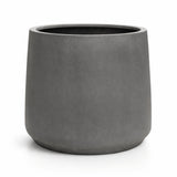 Patt Fiberstone Grau Pflanzkuebel Rund Innen_Aussen