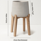 Patt Grey Washed Feet high Größe M [v=M|ø23|ö13.2|h34.5|t13]