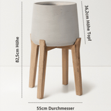 Patt Grey Washed Feet high Größe XXXL [v=XXXL|ø55|ö38.4|h82.5|t36.2]