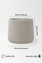 Patt Grey Washed Größe XXL [v=XXL|ø34|ö28.6|h28.5]