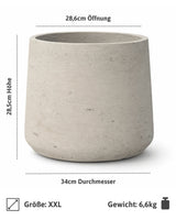 Patt Grey Washed Größe XXL [v=XXL|ø34|ö28.6|h28.5]