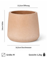 Patt Terrakotta Clay Washed Pflanzkübel aus Fiberclay [v=m]