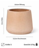 Patt Terrakotta Clay Washed Pflanzkübel aus Fiberclay [v=s]
