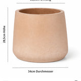 Patt Terrakotta Clay Washed Pflanzkübel aus Fiberclay [v=xxl]