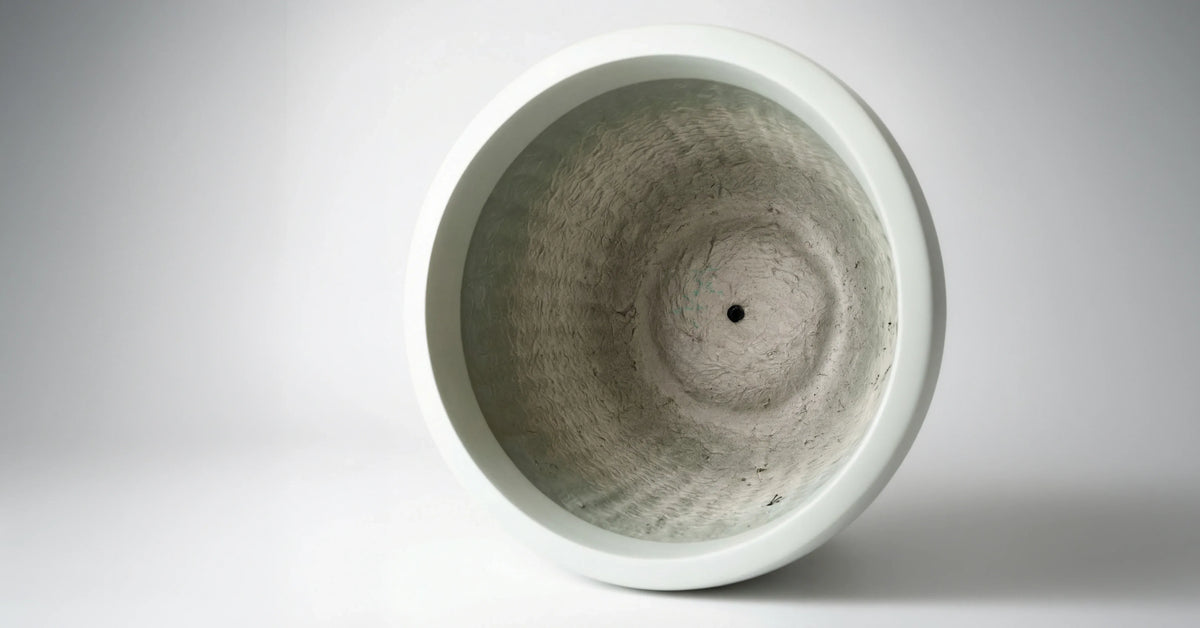 Integriertes Drainageloch Fiberglas Pflanzkübel