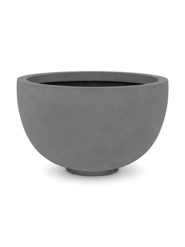 Pflanzschale Peter Grau aus robustem Fiberstone