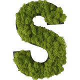 Islandmoos Piktogramm Buchstabe